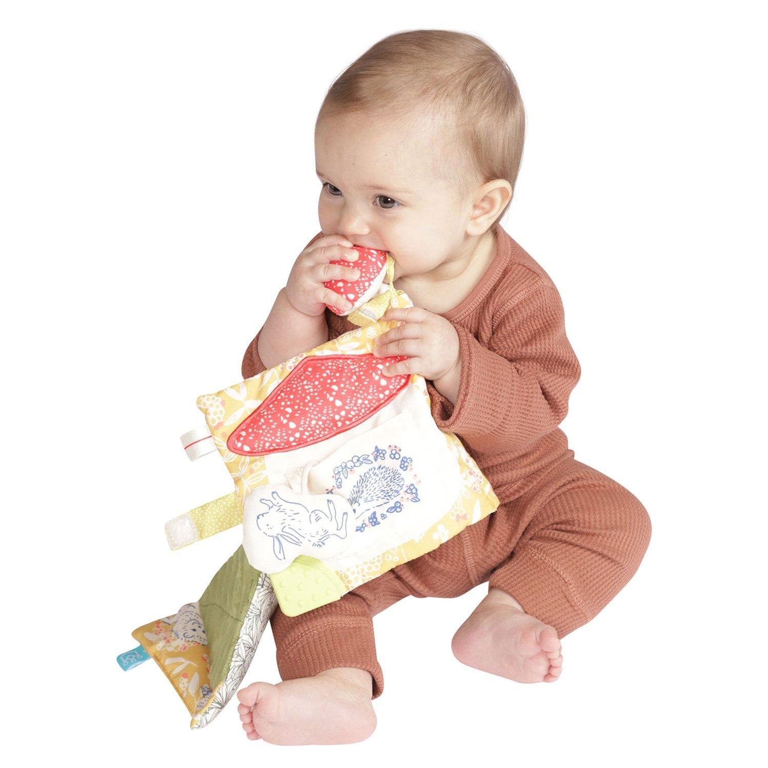Deer One Soft Book - Interactive Baby Cloth Book for Early Learning & Sensory Development - Perfect for Toddlers, Infants & Newborns - Great for Playtime, Bedtime & Travel
