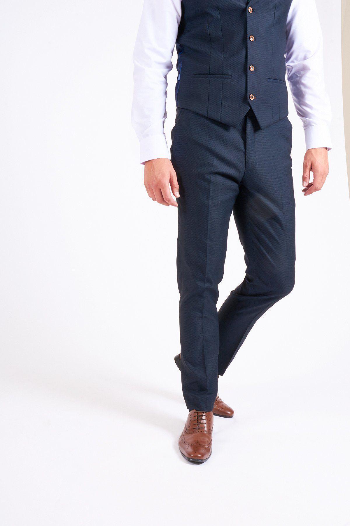 Stylish MAX Navy Suit for Men - Premium Blogger Fashion Inspired by Remus Bujor | Perfect for Business Meetings, Weddings & Formal Events