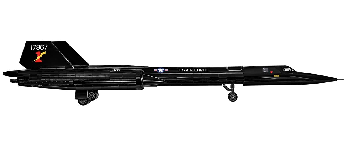 COBI Armed Forces Lockheed SR-71 Blackbird Aircraft Model Building Kit - Collectible Military Plane Toy for Adults & Kids | Perfect for Display, Gift Giving & Aviation Enthusiasts