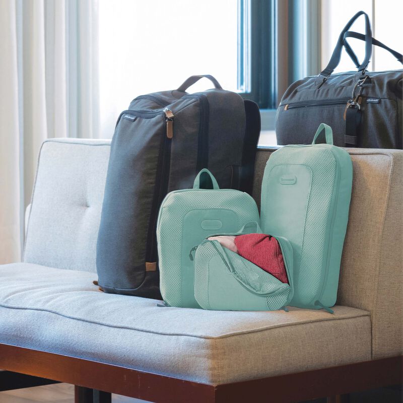 Travelon Set of 3 Packing Cubes - Lightweight Luggage Organizers for Travel | Perfect for Suitcases, Backpacks & Carry-Ons