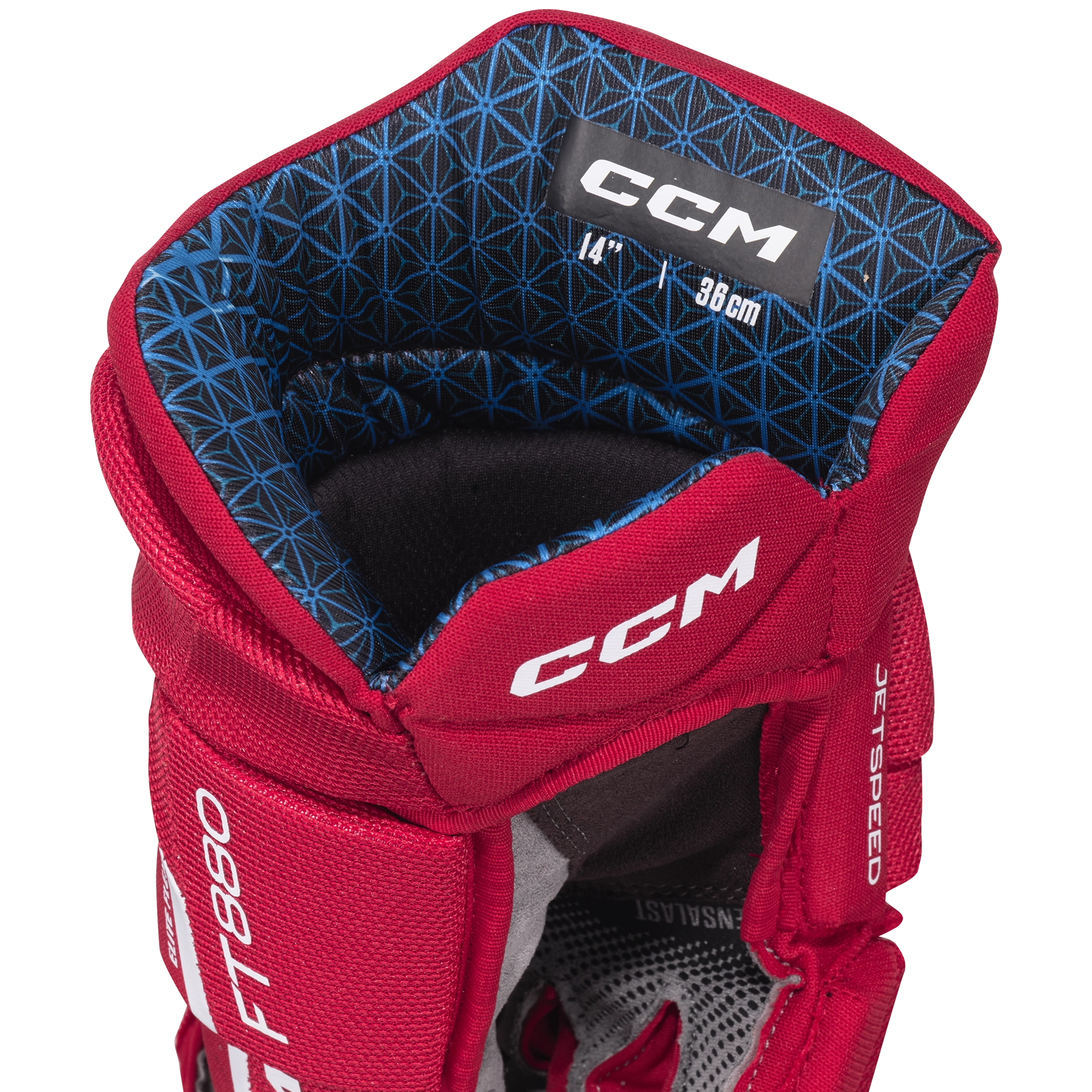 CCM JetSpeed FT880 Senior Hockey Gloves - Professional Ice Hockey Gloves for Men - Perfect for Competitive Games & Training Sessions