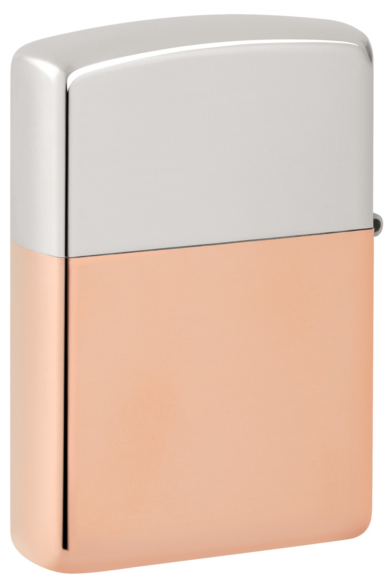 Premium Bimetal Case Lighter with Sterling Silver Lid - Windproof Refillable Butane Lighter for Cigars, Candles & Outdoor Use