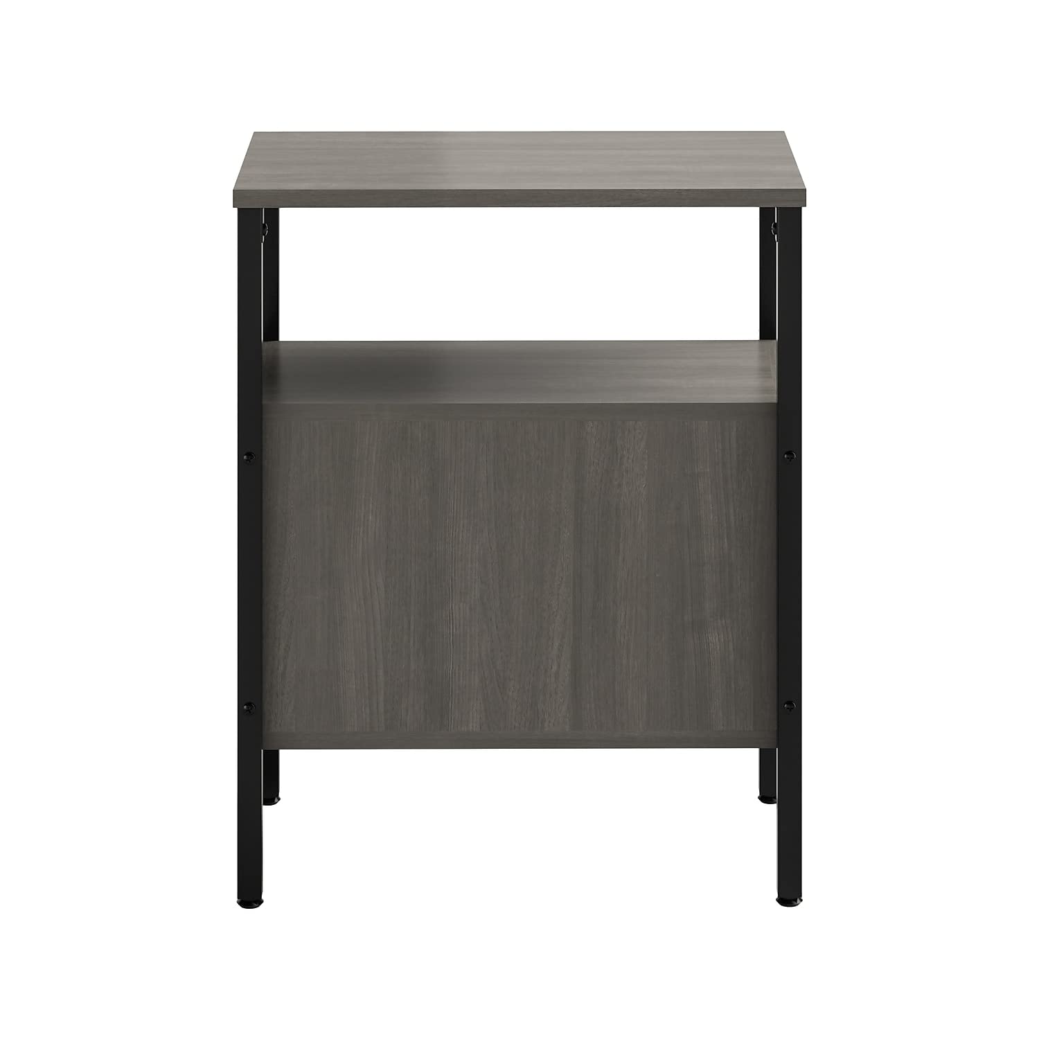Safco Simple Storage Multi-Functional Wood Gray Storage Unit - Organizer Shelf for Home Office, Living Room & Bedroom - Perfect for Books, Decor & Supplies