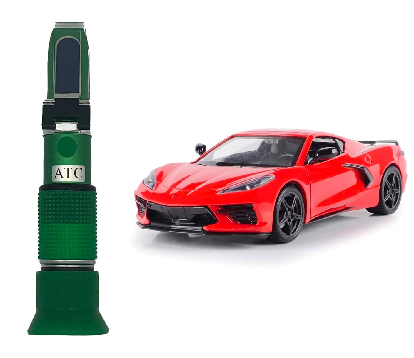Premium Automotive Coolant Refractometer with ATC - Accurate Antifreeze & Coolant Testing for Cars, Trucks & Heavy Equipment - Perfect for Mechanics, DIY Enthusiasts & Fleet Maintenance