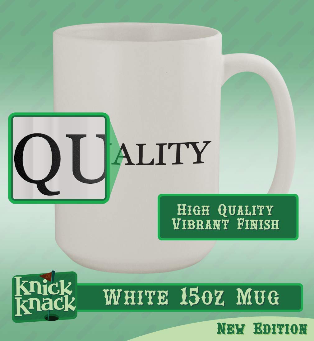 Yorkiepoo 15oz Ceramic White Coffee Mug - Perfect for Dog Lovers, Morning Coffee & Office Use