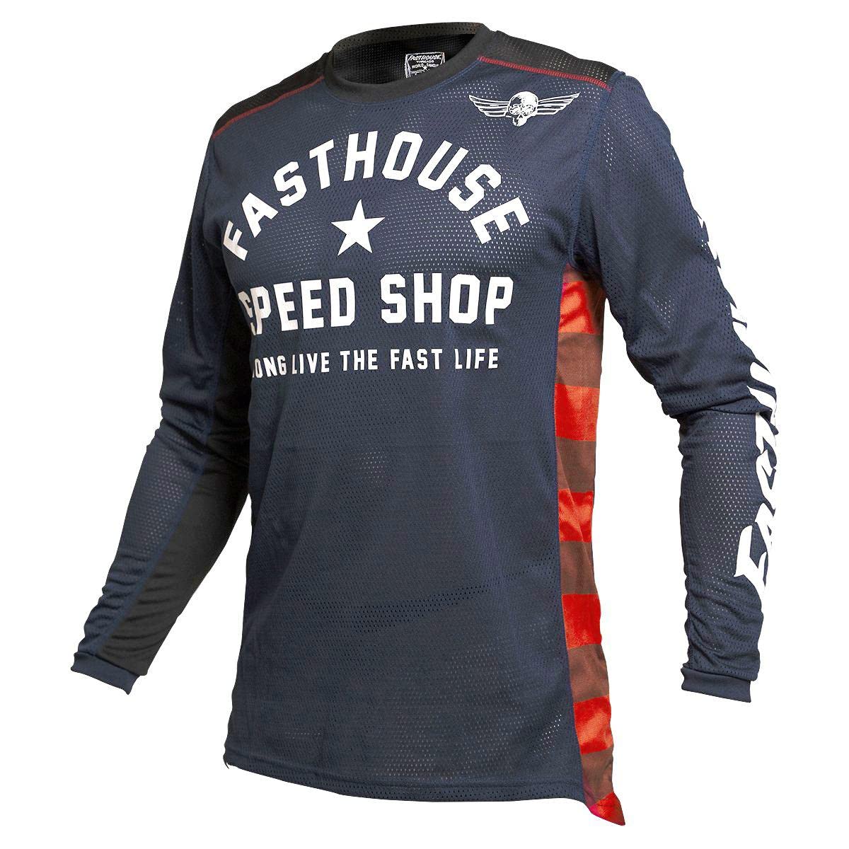 Fasthouse Originals Air Cooled Jersey - Men's & Women's Breathable Motocross Shirt for Off-Road Racing & Summer Riding