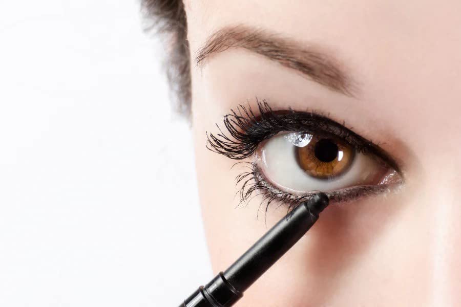 Waterproof Auto Kohl Kajal Eyeliner Pencil - Brown Long Lasting Smudge Proof Eye Makeup for Women | Perfect for Swimming, Gym & Everyday Wear