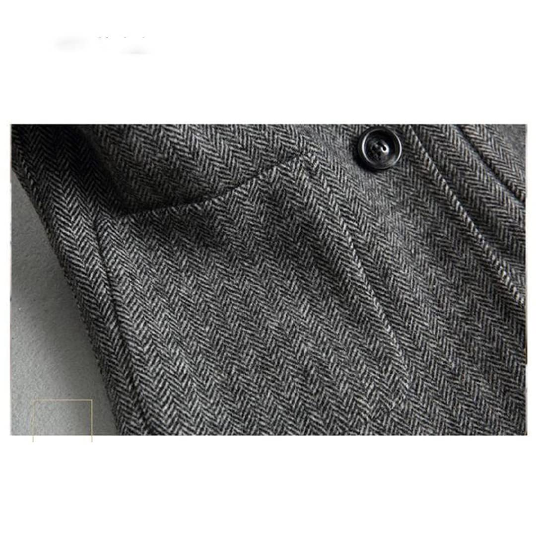 Korean Wool Coat for Petite Women - Warm Winter Loose Casual Outerwear (Brown) | Perfect for Office, Dating & Holiday Outfits