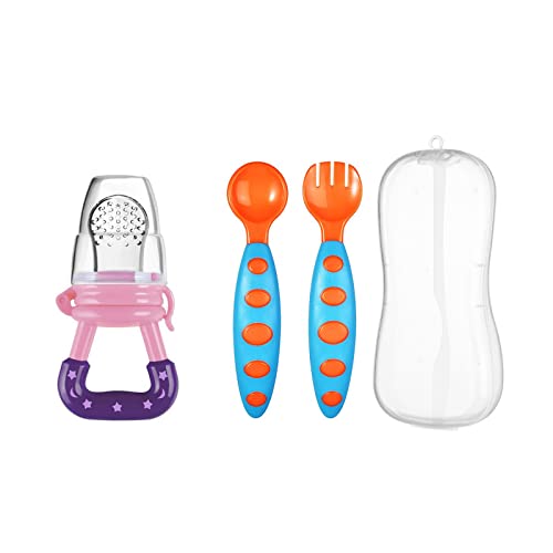 Food Feeder + Fork Spoon
