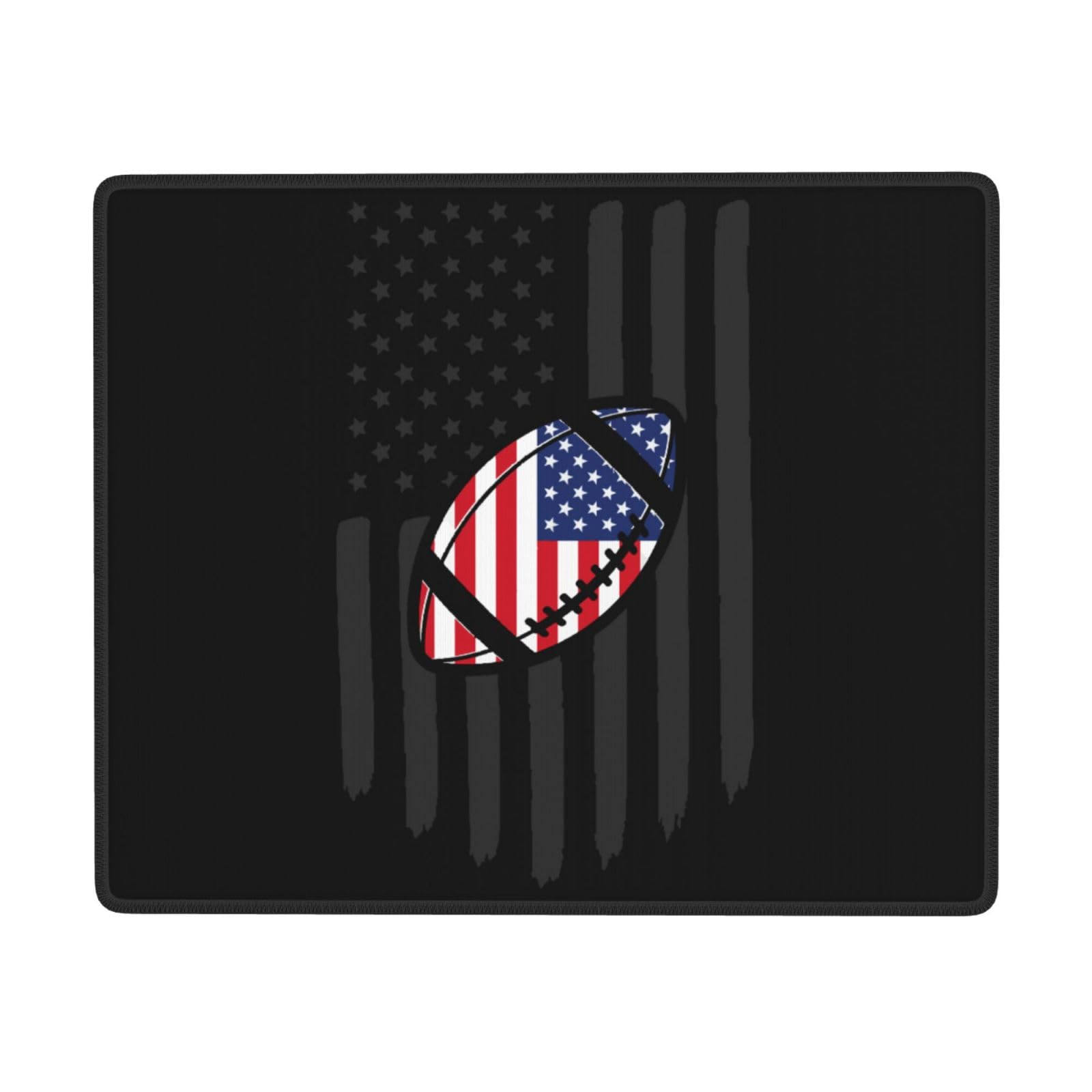American Football Mouse Pad - Waterproof, Non-Slip Rubber Base - 7x9 Inch Gaming & Office Mousepad for PC/Laptop - Perfect for Sports Fans & Gamers
