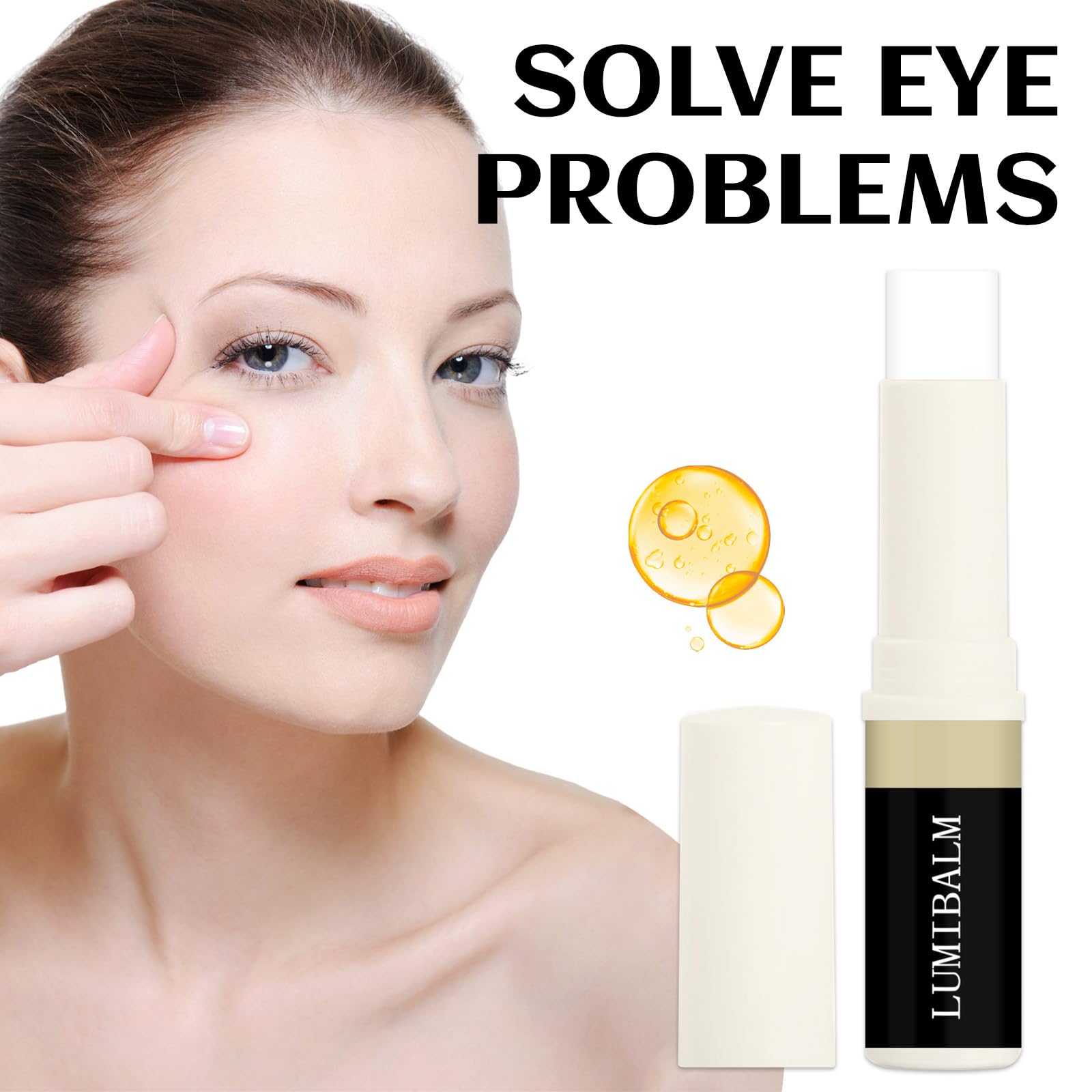 Luminara Lumibalm Under Eye Balm for Dark Circles & Puffiness – 2 Pack – Brightening & Hydrating Eye Cream for Day & Night Use