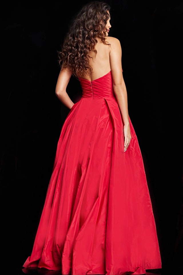 Jovani 37266 Fuchsia Strapless Ball Gown - Elegant Prom Dress for Formal Events & Evening Galas