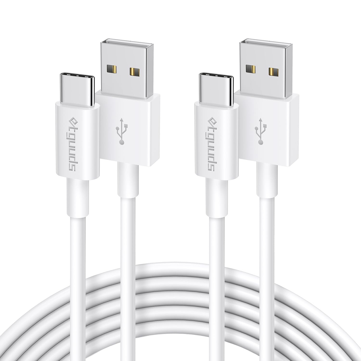 etguuds 3.3ft USB A to USB C Car Charger Cable - 2 Pack Fast Charging Cord for iPhone 16/16 Pro Max/16 Plus/15 Pro Max & iPad - Perfect for Apple CarPlay & In-Car Charging