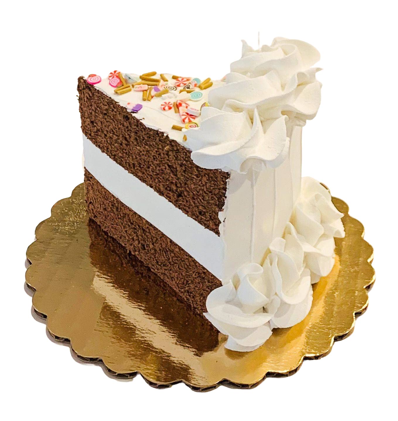 DEZICAKES Artificial Cupcakes & Fake Cakes - Realistic Display Desserts for Home Kitchen Decor - Fake Cake Slices & Gingerbread Decorations - Perfect for Parties, Wedding Centerpieces & Holiday Displays
