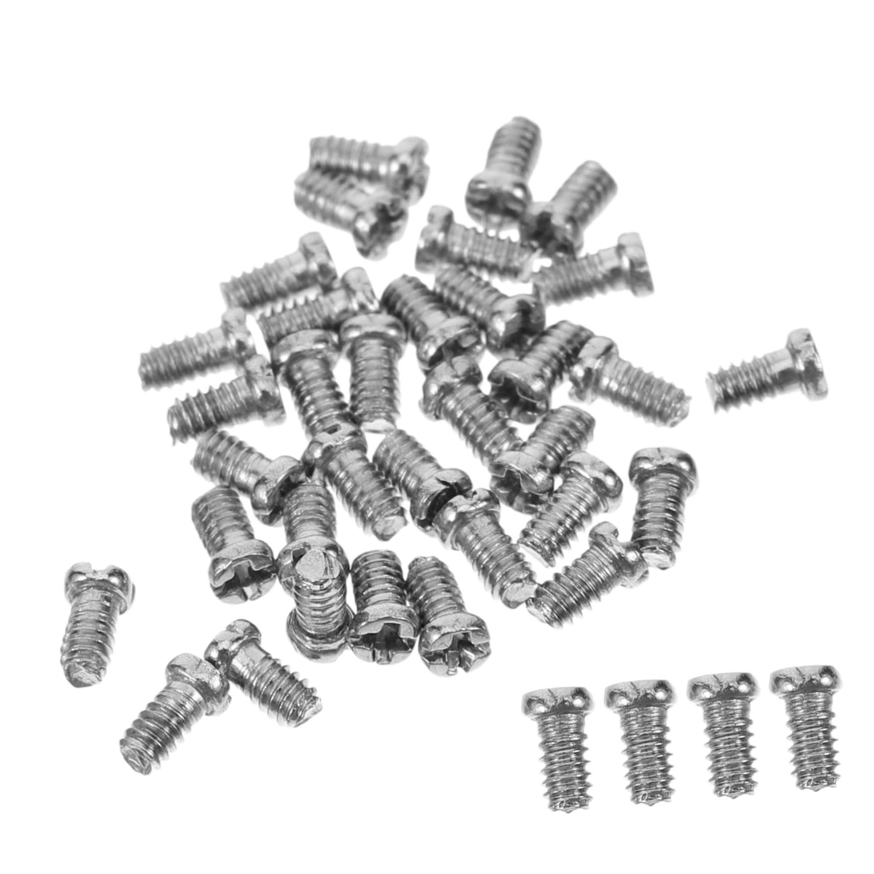 PartyKingdom Glasses Repair Kit - 50pcs Glasses Screws & Pile Head Tool for Eyeglasses, Sunglasses, Reading Glasses - Perfect for Home, Office & Travel Emergency Fixes