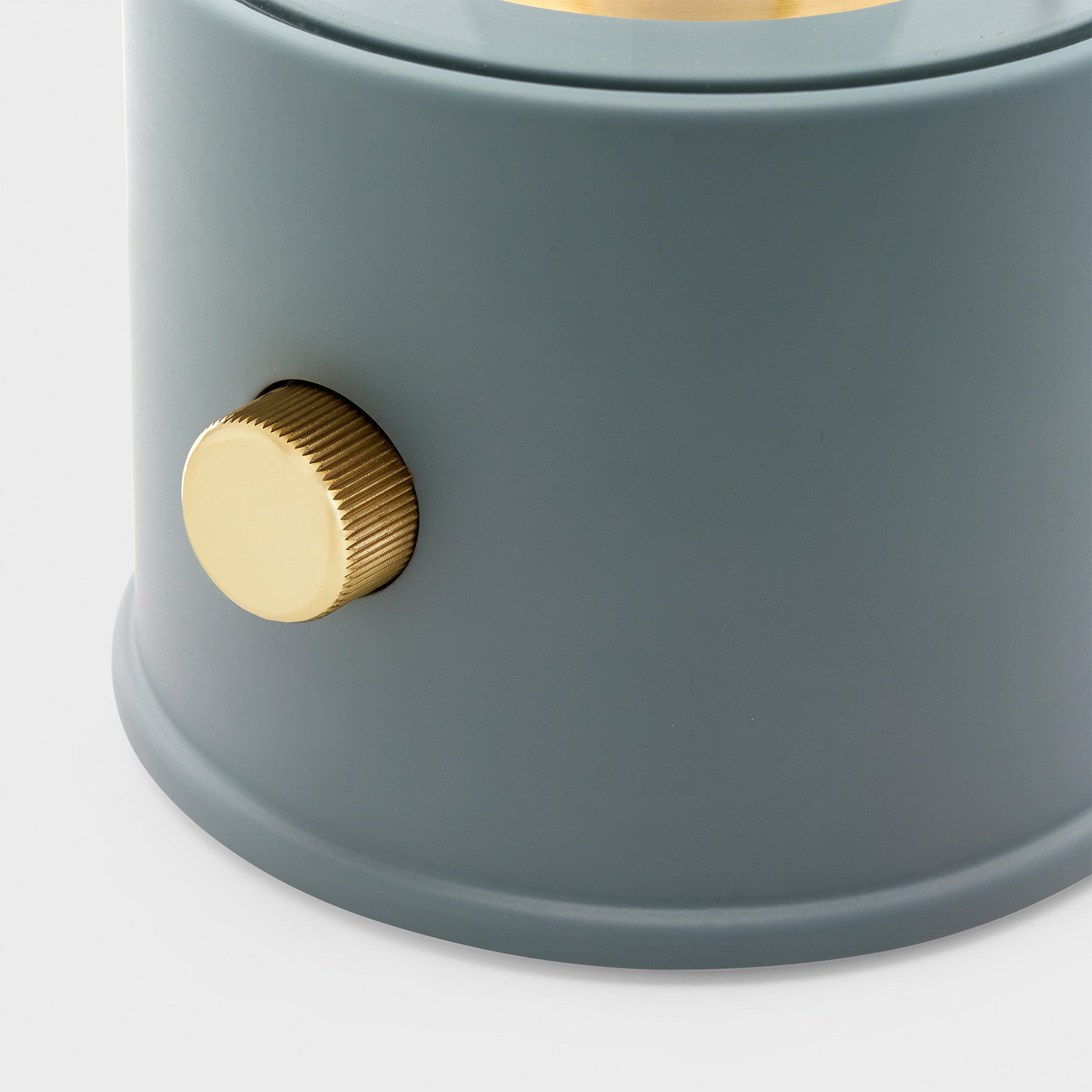 The Muse Portable Lamp in Selvedge Blue - Rechargeable LED Desk Light for Reading, Travel & Nightstand - Perfect for Bedroom, Office & Camping