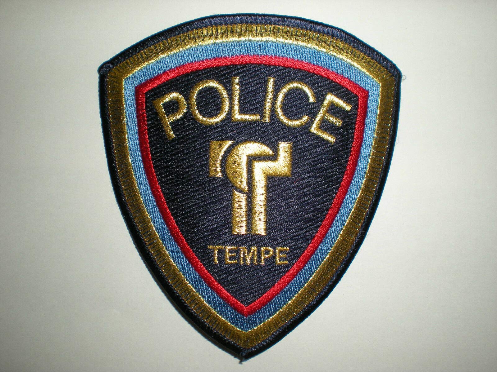 Custom Embroidered Patch - Iron-On & Sew-On Patches for Women & Men - Tempe Arizona Police Department Badge - Perfect for Jackets, Hats, Bags & Uniforms