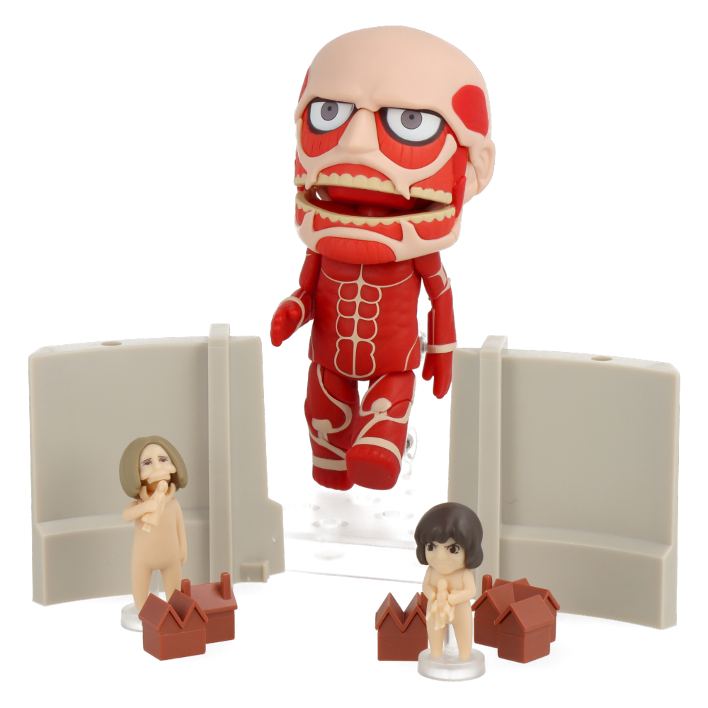 Attack On Titan Nendoroid Colossal Titan Renewal Set - Anime Collectible Figure for Display & Gift - Perfect for Anime Fans, Home Decor, and Office Display