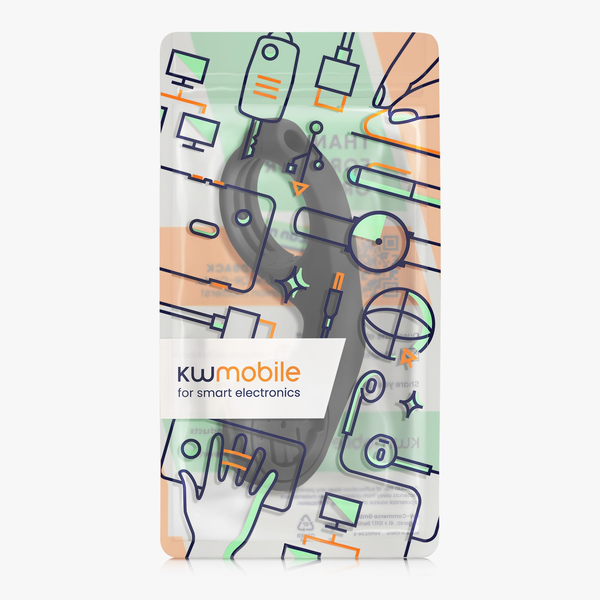kwmobile Bike Handlebar GPS Mount Compatible with Garmin Edge - Outdoor Sports Accessory - Black - Perfect for Cycling, Hiking & Outdoor Adventures