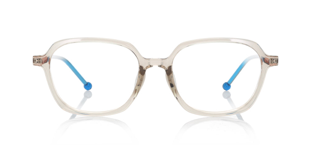 JINS x NARUTO Anime Eyeglasses - Naruto Model Beige Frame for Cosplay & Daily Wear - Lightweight & Stylish Anime Accessories for Fans