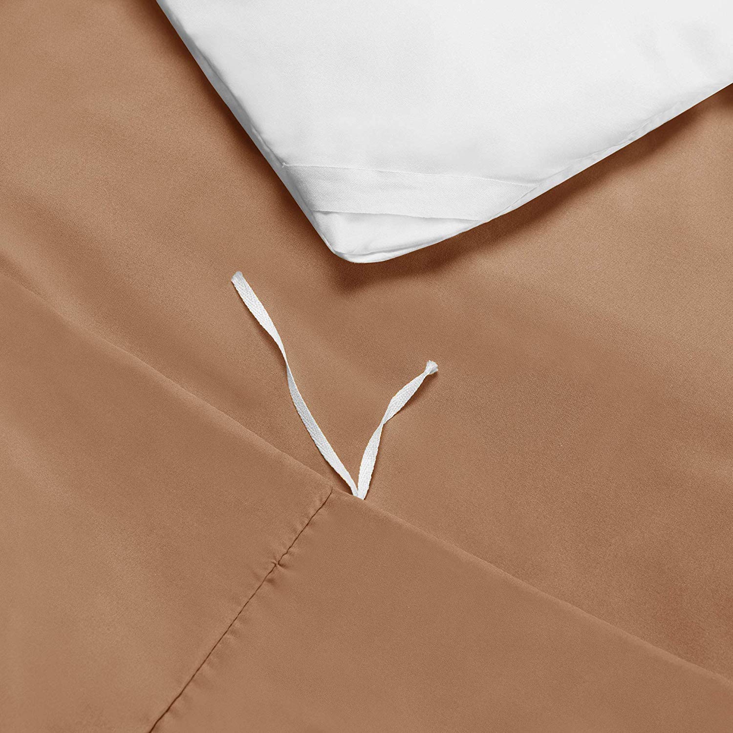 Premium 300 GSM Organic Cotton Duvet Cover & Comforter Set - 2 Piece Twin XL, 500 Thread Count, Solid Camel Color - Soft & Breathable Bedding for Cozy Nights & Guest Rooms