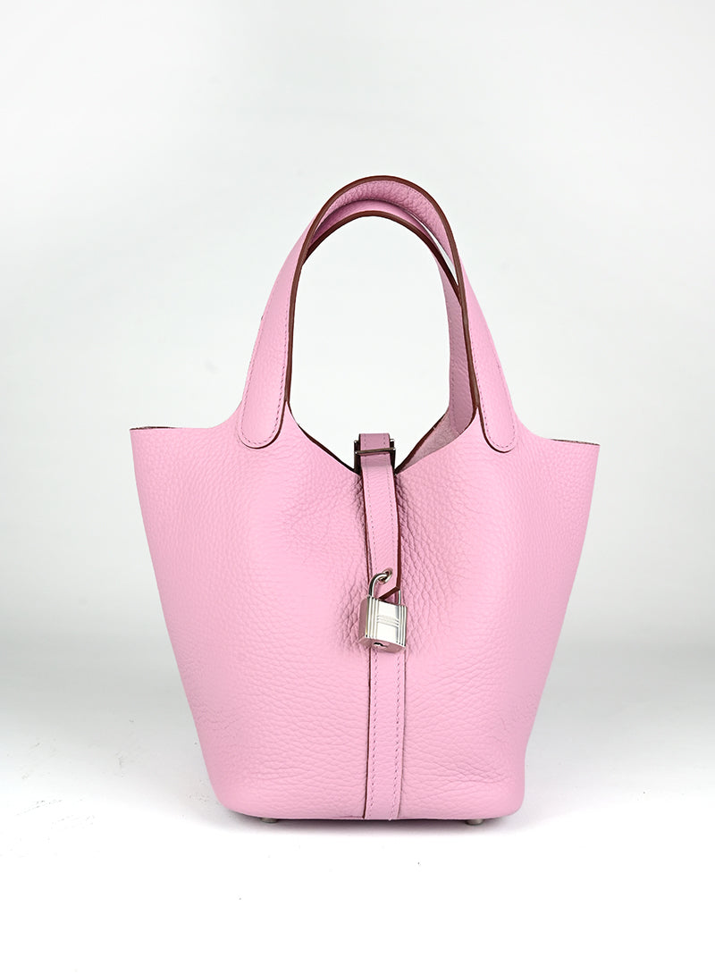 Hermès Picotin 18 Handbag in Mauve Sylvestre Pink - Luxury Tote Bag for Women, Perfect for Everyday Use, Work & Travel