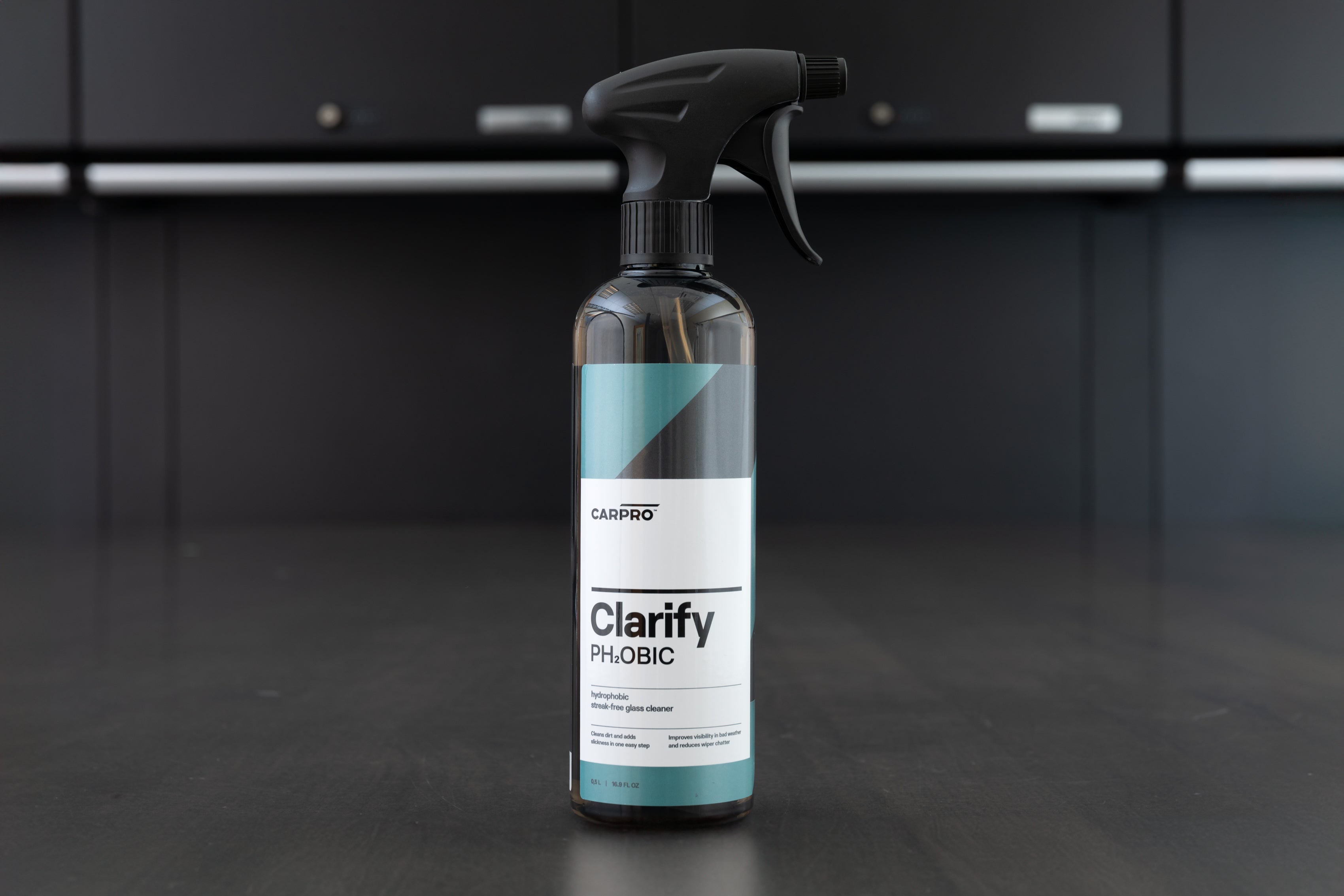 CARPRO Clarify PH₂OBIC Glass Water Spot Remover & Hydrophobic Coating - Eliminate Water Spots, Protect Car Windows & Shower Glass for Long-Lasting Shine | Perfect for Auto Detailing & Home Glass Care