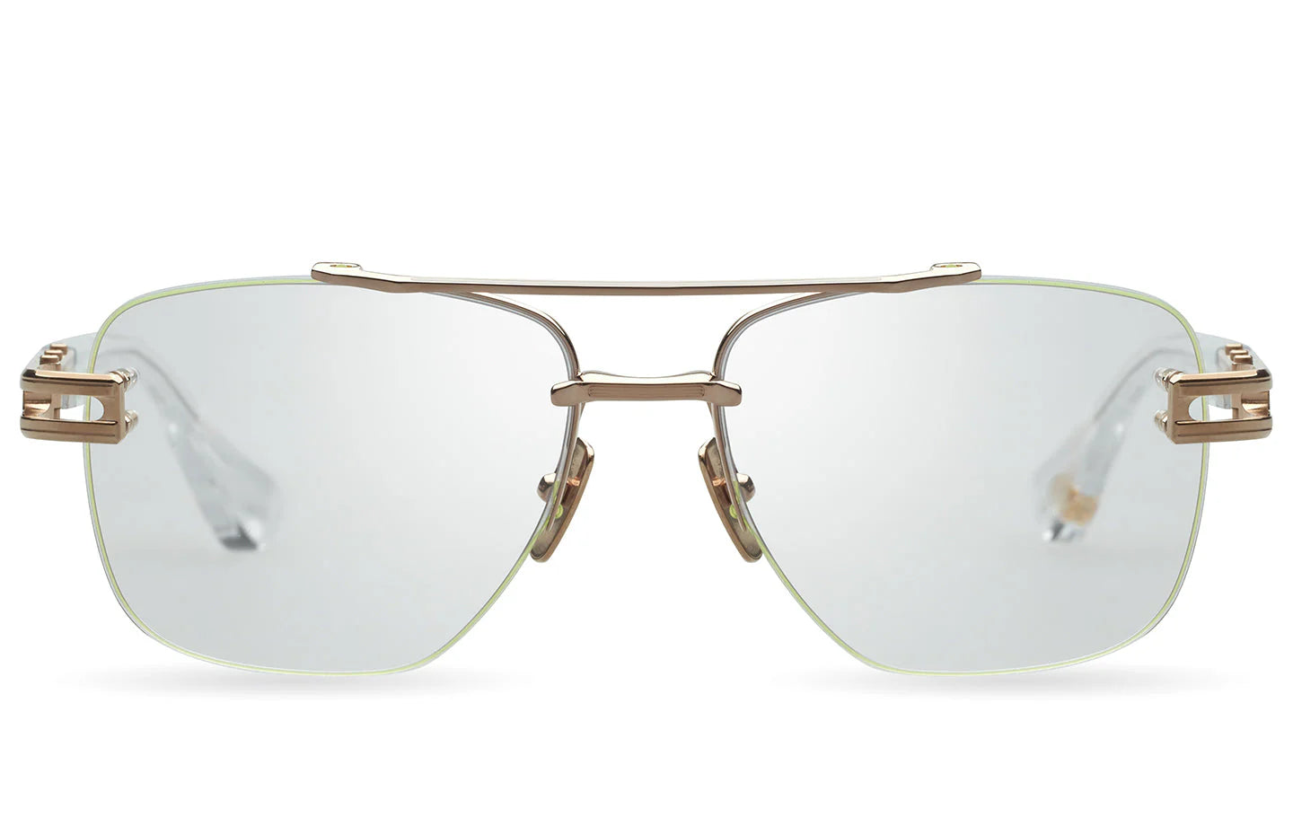 Dita Grand Evo Rx DTX146 A 02 Gold & White Prescription Glasses - Premium Eyewear for Men & Women - Perfect for Office, Driving & Fashion Accessories