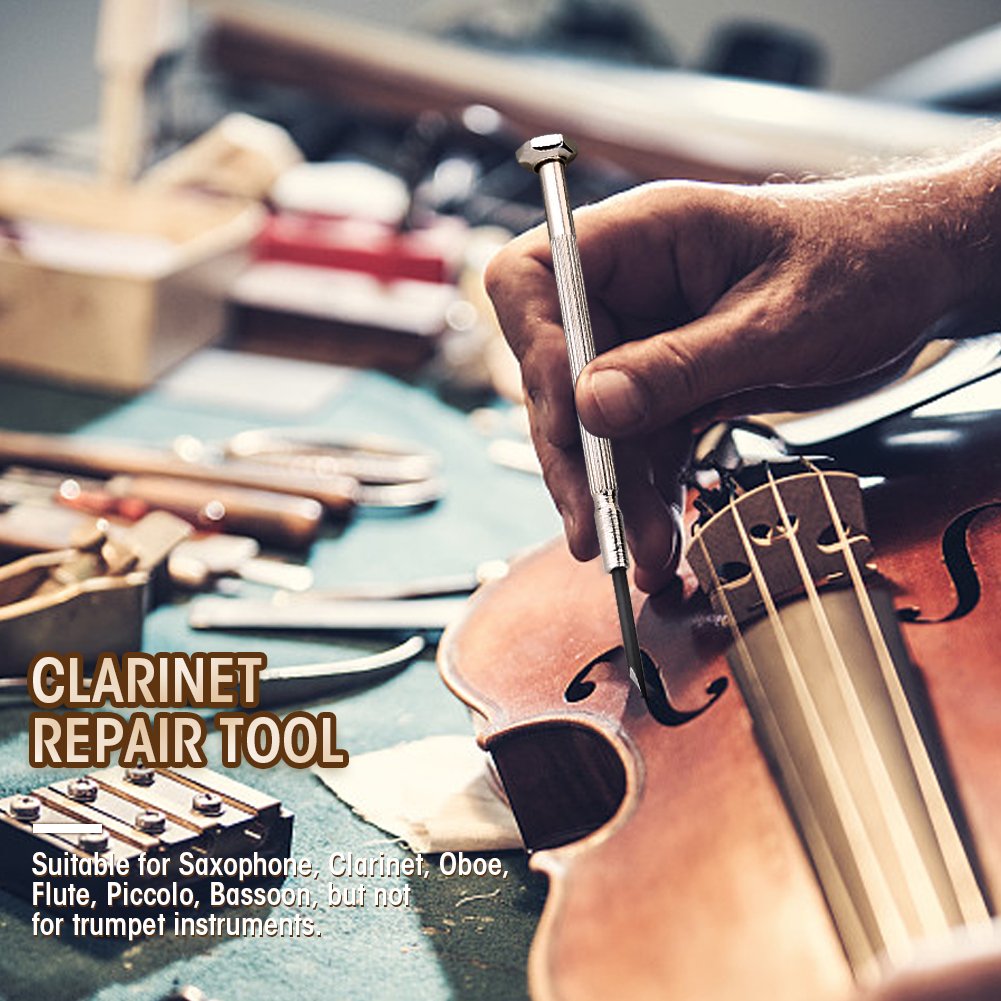 Professional Spring Hook Repair Tool for Woodwind Instruments - Clarinet, Flute, Bassoon, Oboe & Piccolo Maintenance Accessory | Perfect for Musicians, Repair Technicians & Music Students