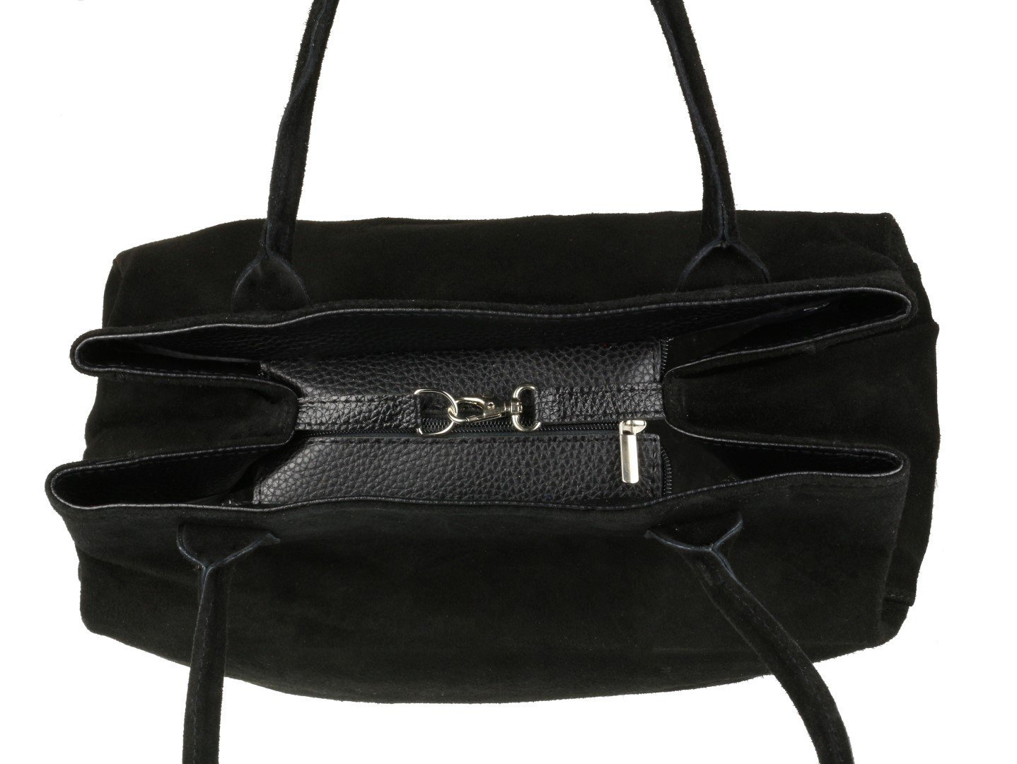 Stylish Women's Expandable Italian Suede Leather Shoulder Bag - Fashionable Handbag for Work, Travel & Everyday Use