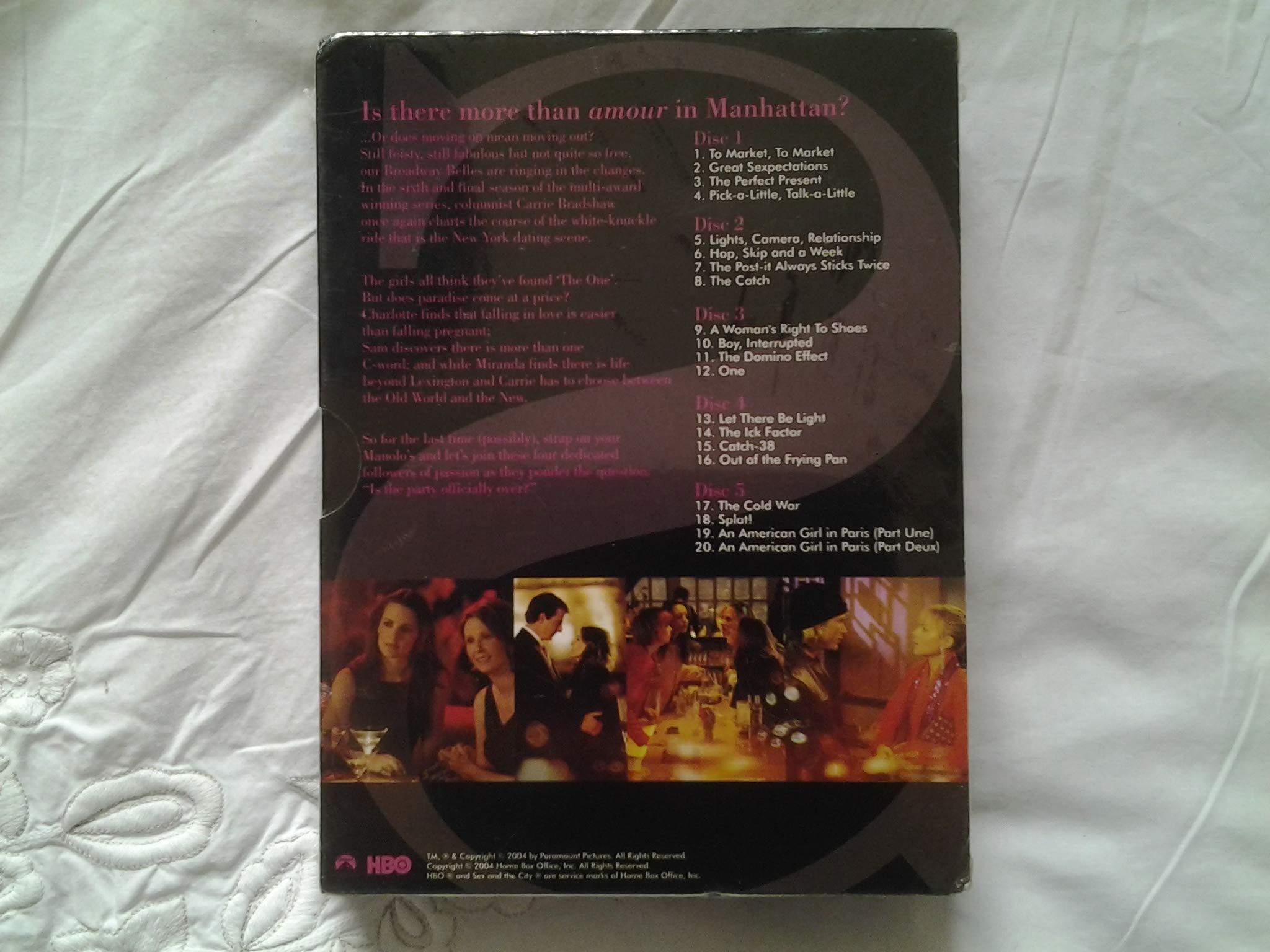Sex and the City: Season 6 DVD - Complete Final Season | Romantic Comedy TV Series for Women, Perfect for Girls' Night In or Binge-Watching