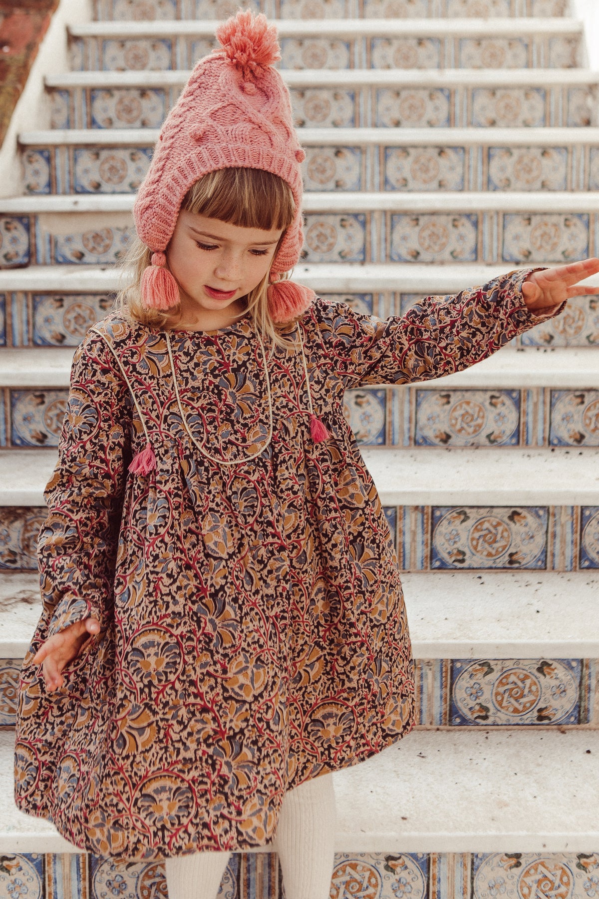Louise Misha Rouya Girls Dress Size 12 - Elegant Floral Party Dress for Special Occasions | Perfect for Birthday Parties, Weddings & Formal Events