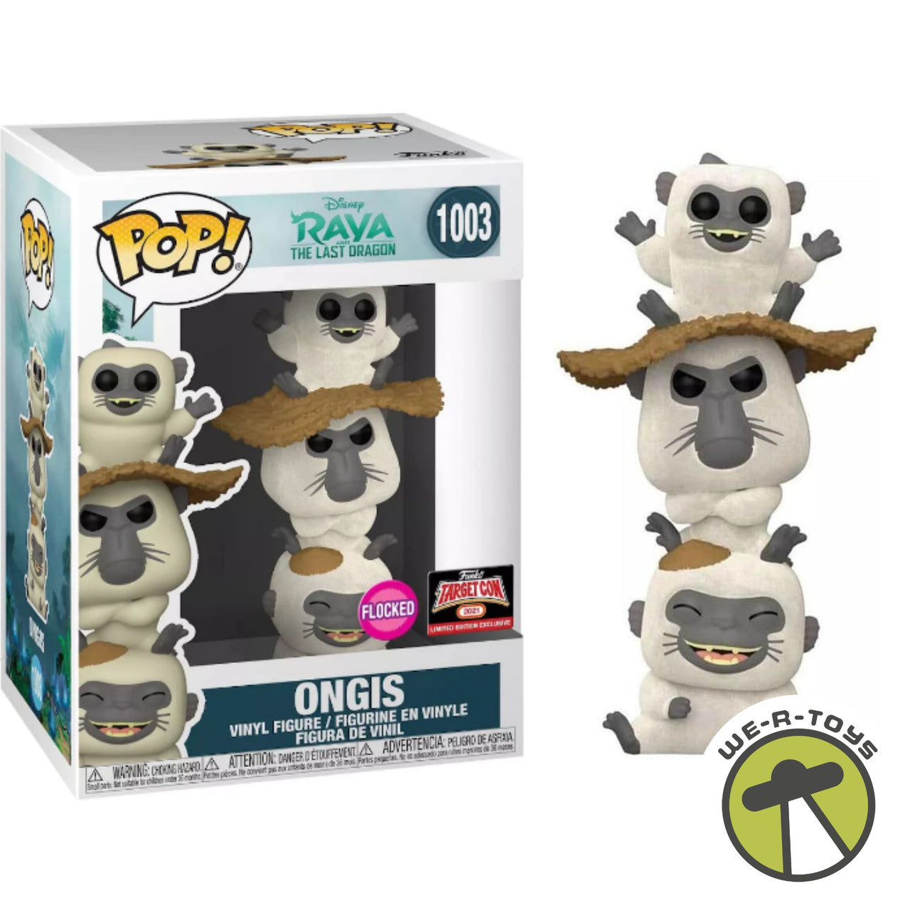 Disney Raya and the Last Dragon Ongis Flocked Plush Toy (2021 Target Exclusive) - Perfect for Collectors, Kids' Gifts, and Disney Movie Fans