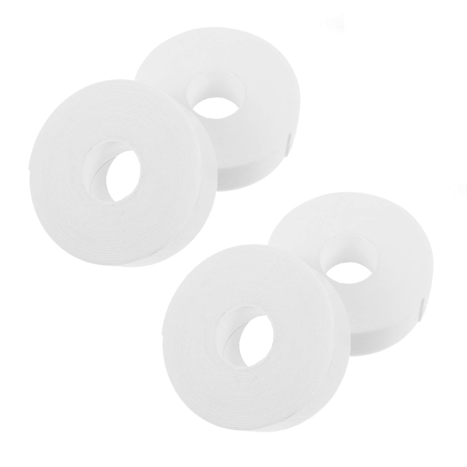 Lurrose Eyelash Extension Tape - 4 Rolls White Breathable Foam Lash Tape for Professional & DIY Lash Extensions - Medical Grade Adhesive Patches for Salon & Home Use - Perfect for Lash Artists & Beginners
