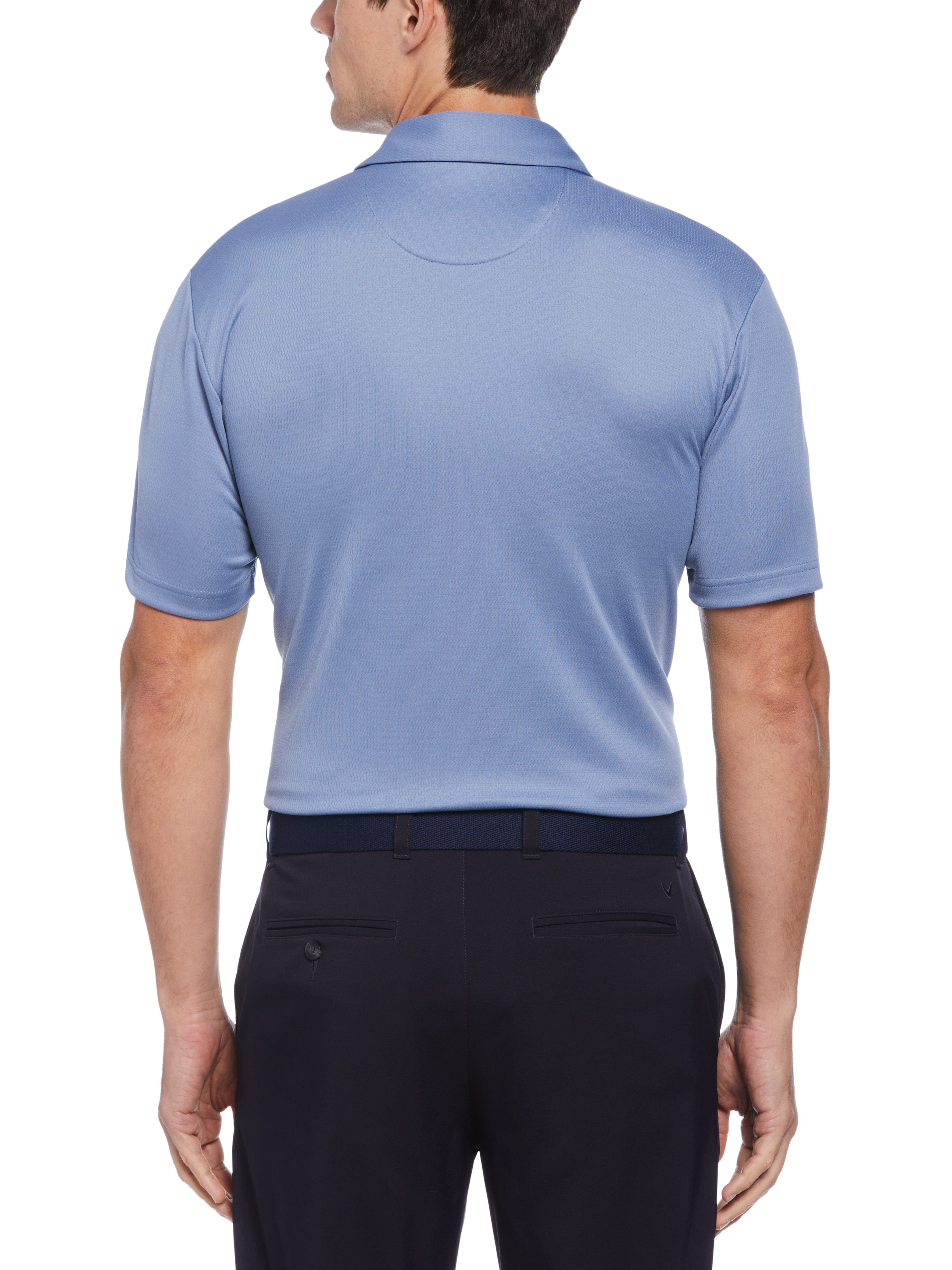 Men's Micro Texture Polo Shirt - Breathable & Comfortable Casual Wear for Golf, Office & Everyday Use