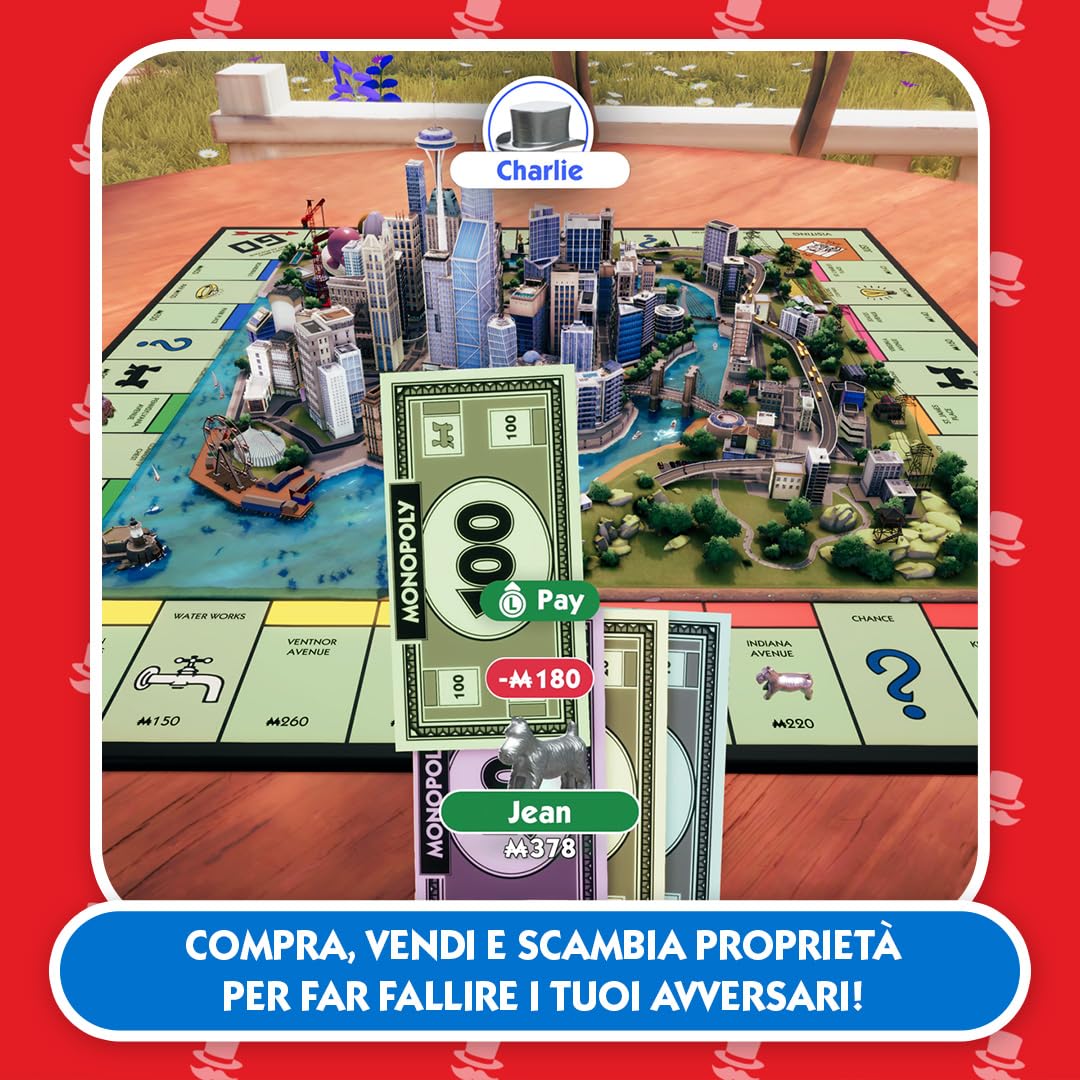 Monopoly PS5 Game - Classic Board Game for PlayStation 5 | Family Fun Night, Party Entertainment & Strategy Game
