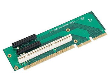 Supermicro RSC-R2UXE-X2E8 PCIe Riser Card - Dual Slot Expansion for Server & Workstation - Ideal for GPU, SSD & RAID Card Installation in Data Centers & High-Performance Computing