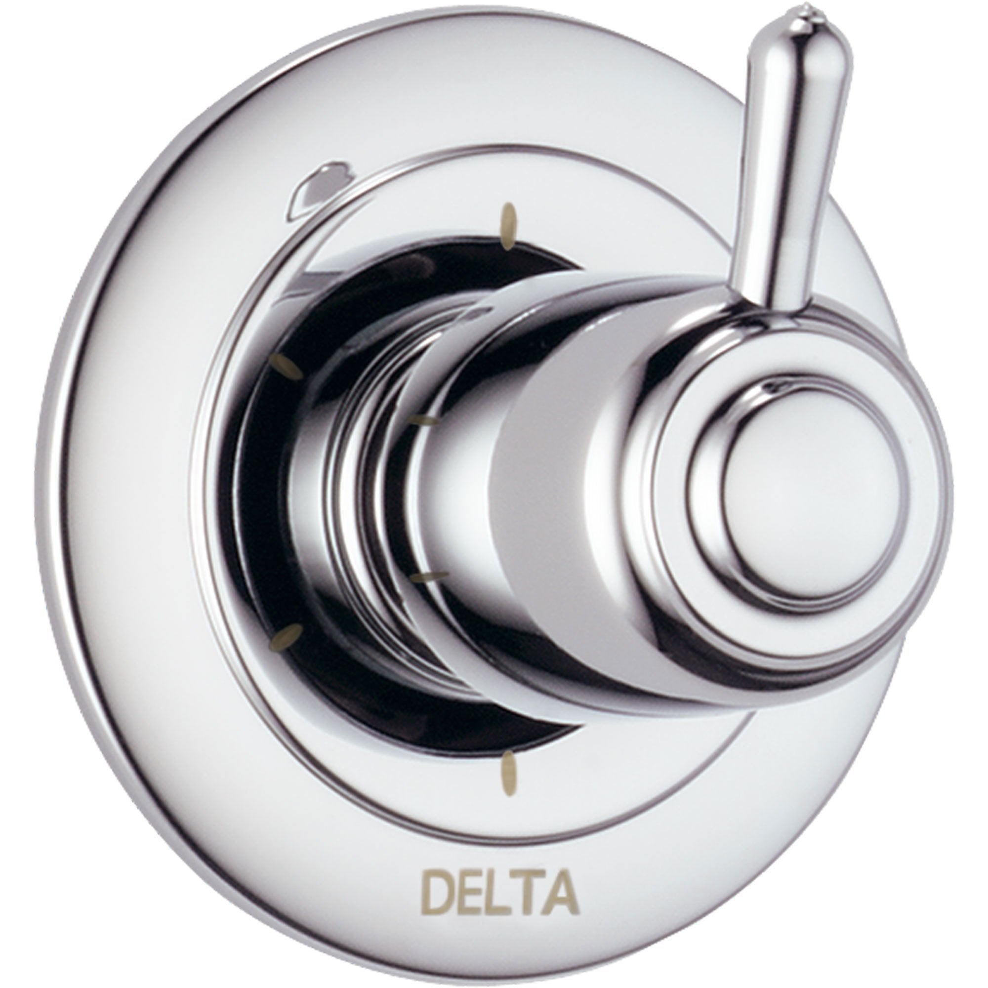 Delta 6-Setting Chrome Single Handle Shower Diverter Trim Kit 560981 - Perfect for Bathroom Renovation & Modern Shower System Upgrade