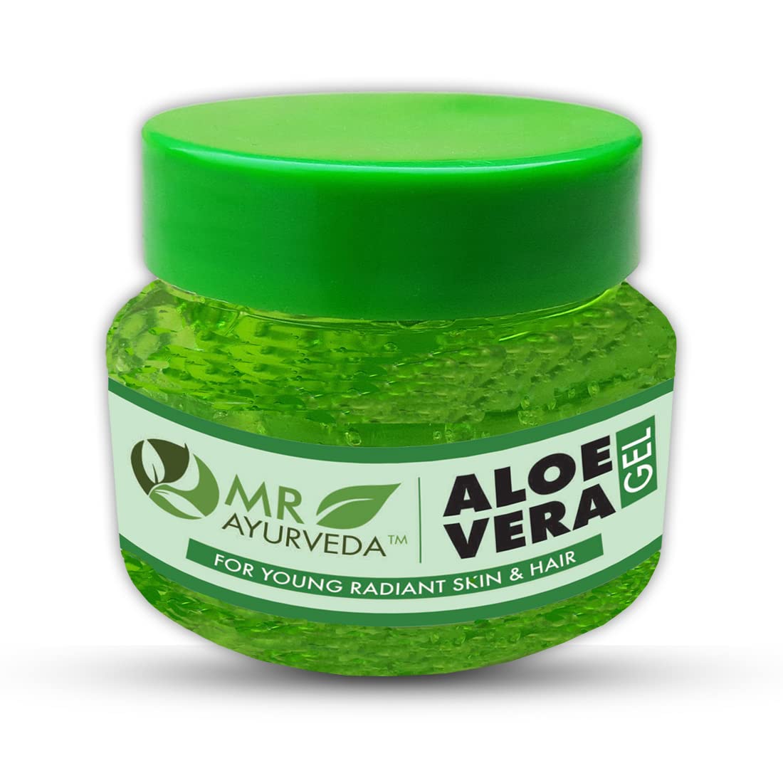 MR Ayurveda 100% Pure Organic Aloe Vera Gel & Natural Indigo Powder Combo Pack (2-Piece Set) for Hair Care, Skin Hydration & Ayurvedic Beauty Treatments