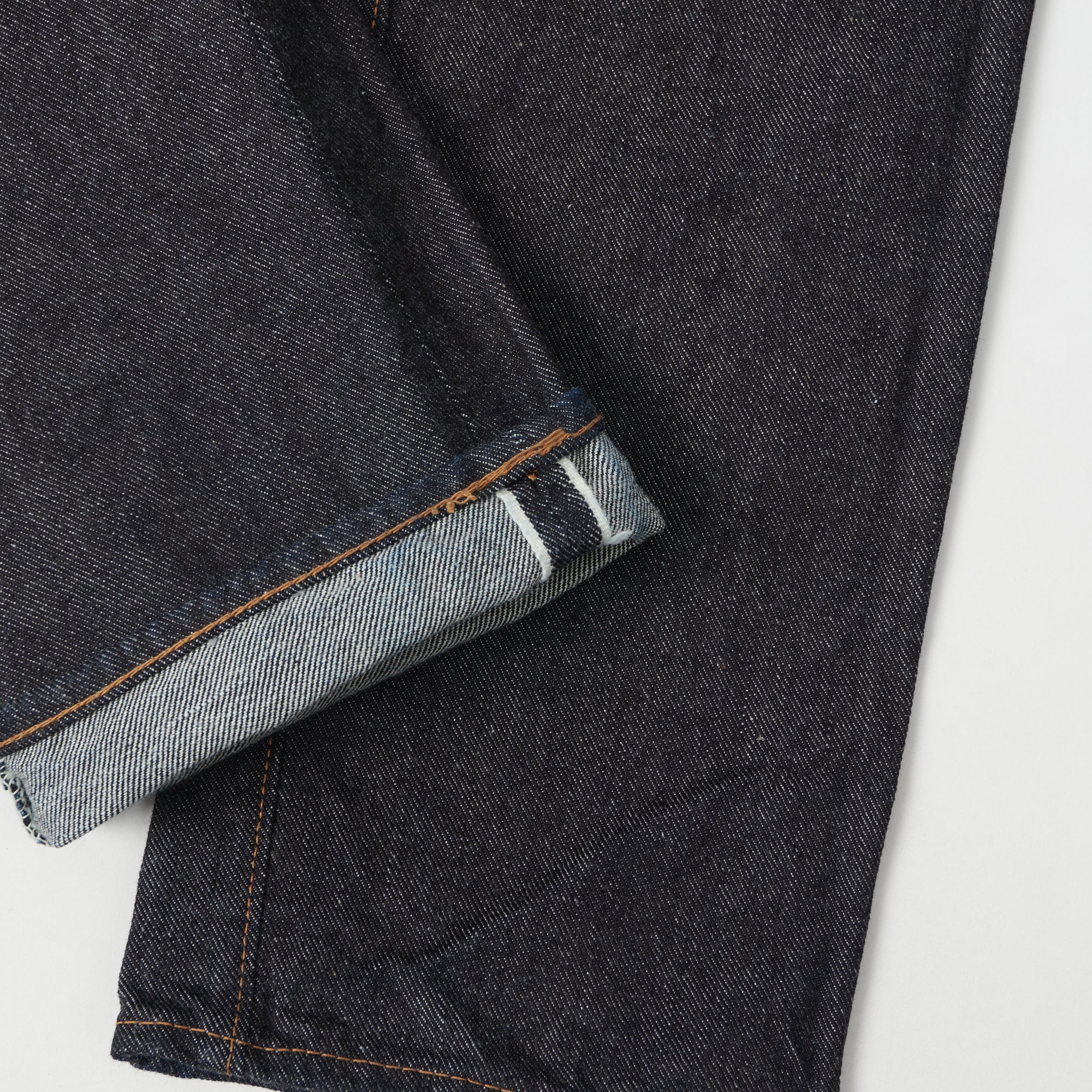 Full Count 1001W 14.4oz Left Hand Slim Tapered Jeans - One Wash Denim Pants for Men | Perfect for Casual Wear & Everyday Outfits