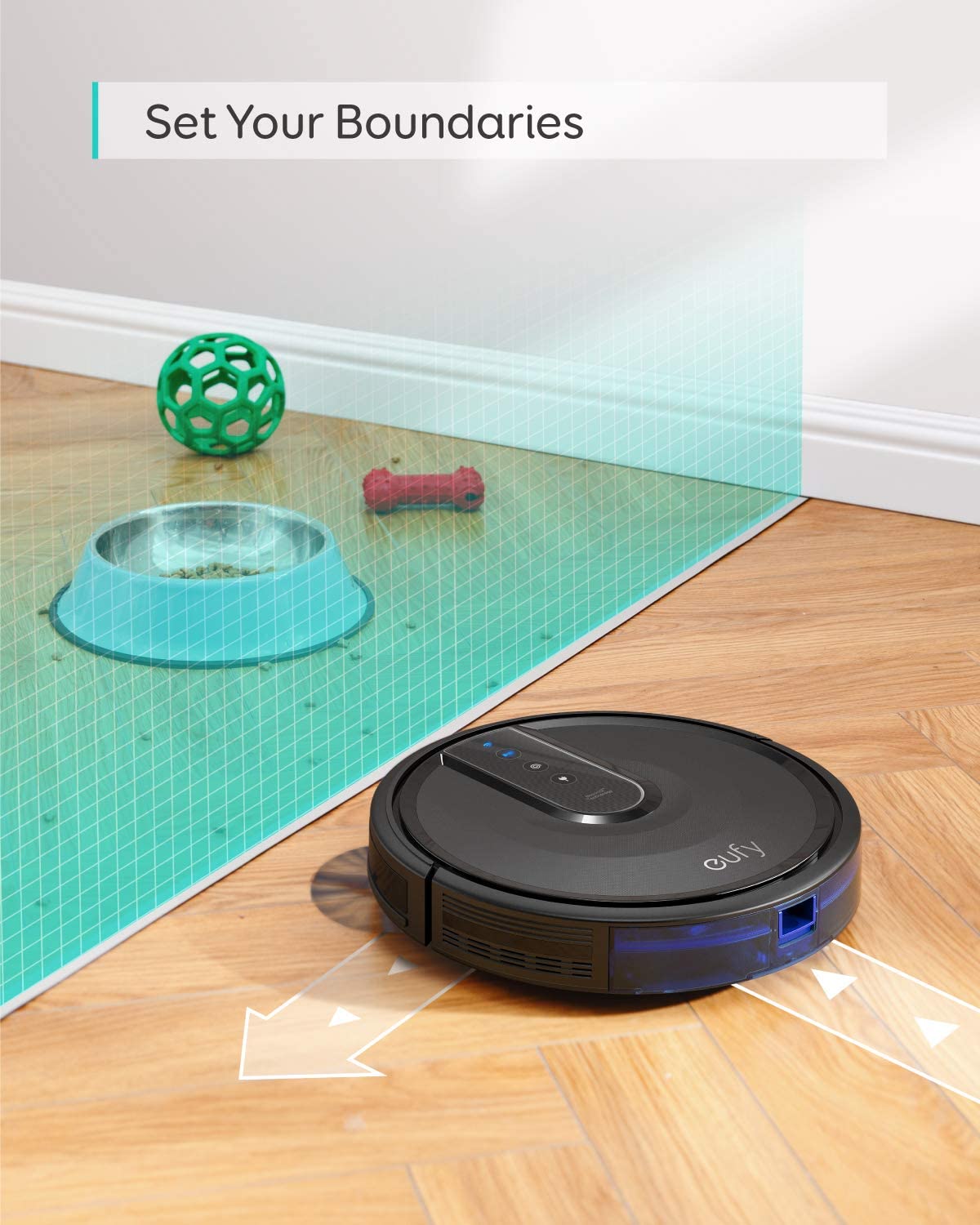 Eufy RoboVac 35C WiFi Robot Vacuum Cleaner - Super Thin, Smart App Control, Pet Hair Friendly, Works with Alexa (Black) - Ideal for Hardwood Floors, Carpets & Pet Owners