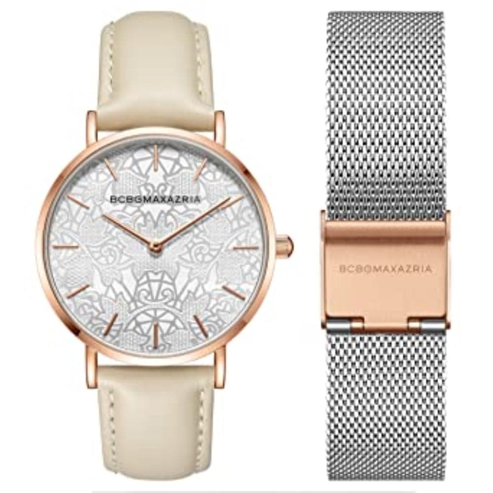 BCBGMAXAZRIA BG50696010 Women's Luxury Watch - Elegant Stainless Steel Bracelet, Water Resistant, Perfect for Office, Party & Everyday Wear