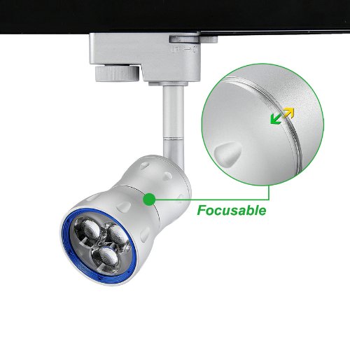 LED Track Lighting Systems - Adjustable LED Focus Spotlight Heads for Home, Office & Retail - Energy Efficient Modern Lighting Solution for Living Rooms, Kitchens & Showrooms