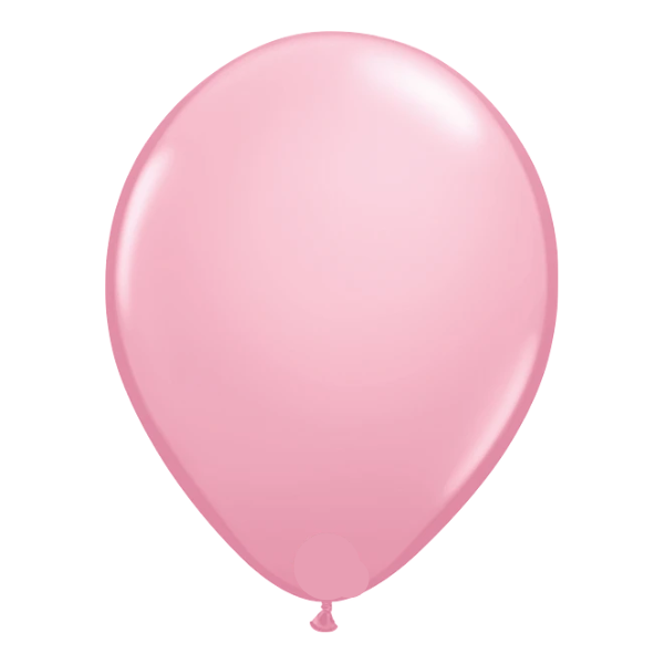 16 Inch Standard Pink Plain Balloons - Bulk Pack for Birthday Parties, Baby Showers, Weddings & Special Events Decorations