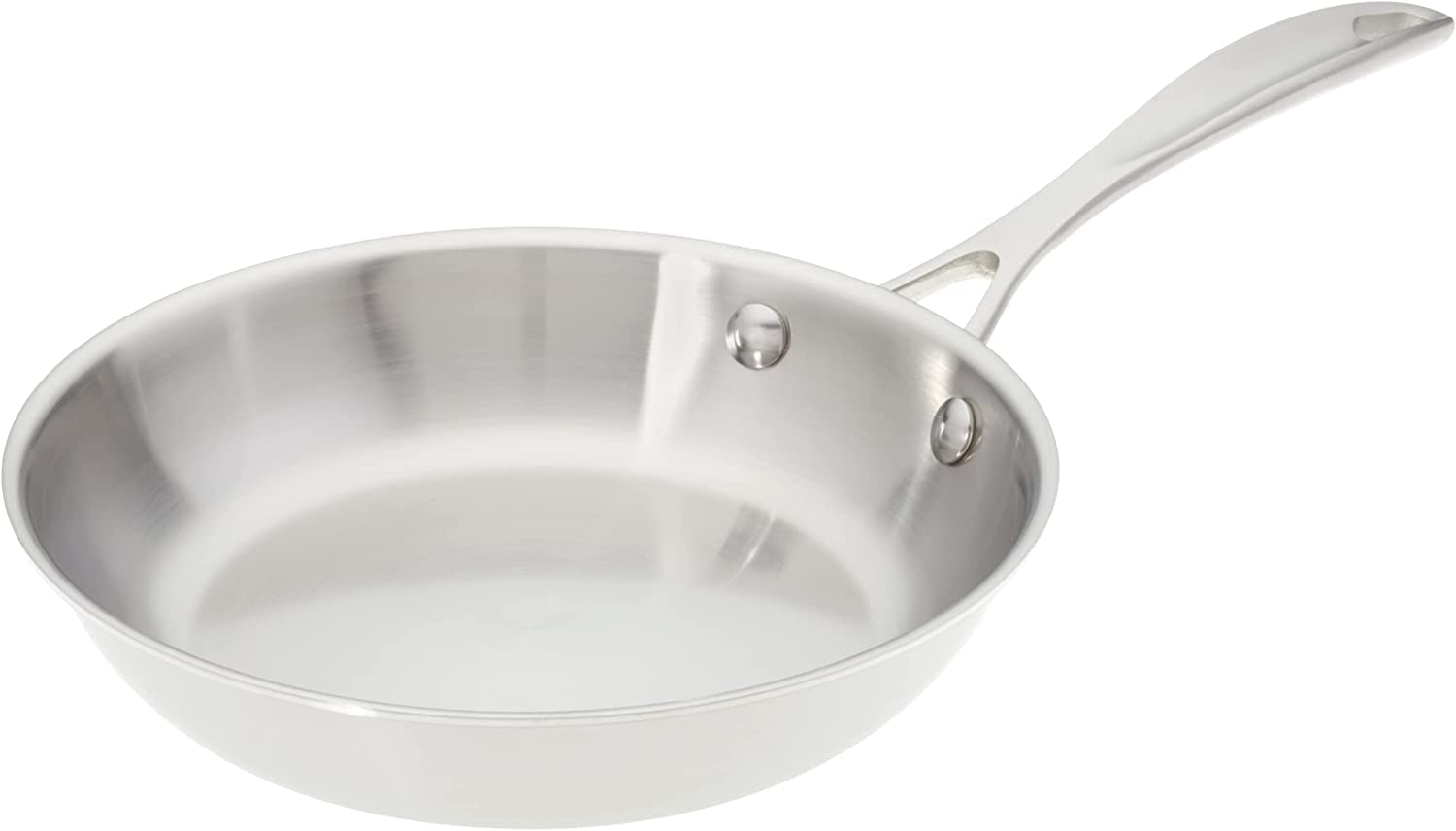 8 Inch Small Stainless Steel Skillet & Frying Pan - Made in USA - Perfect for Sautéing, Frying & Cooking Eggs, Pancakes & More in American Kitchens