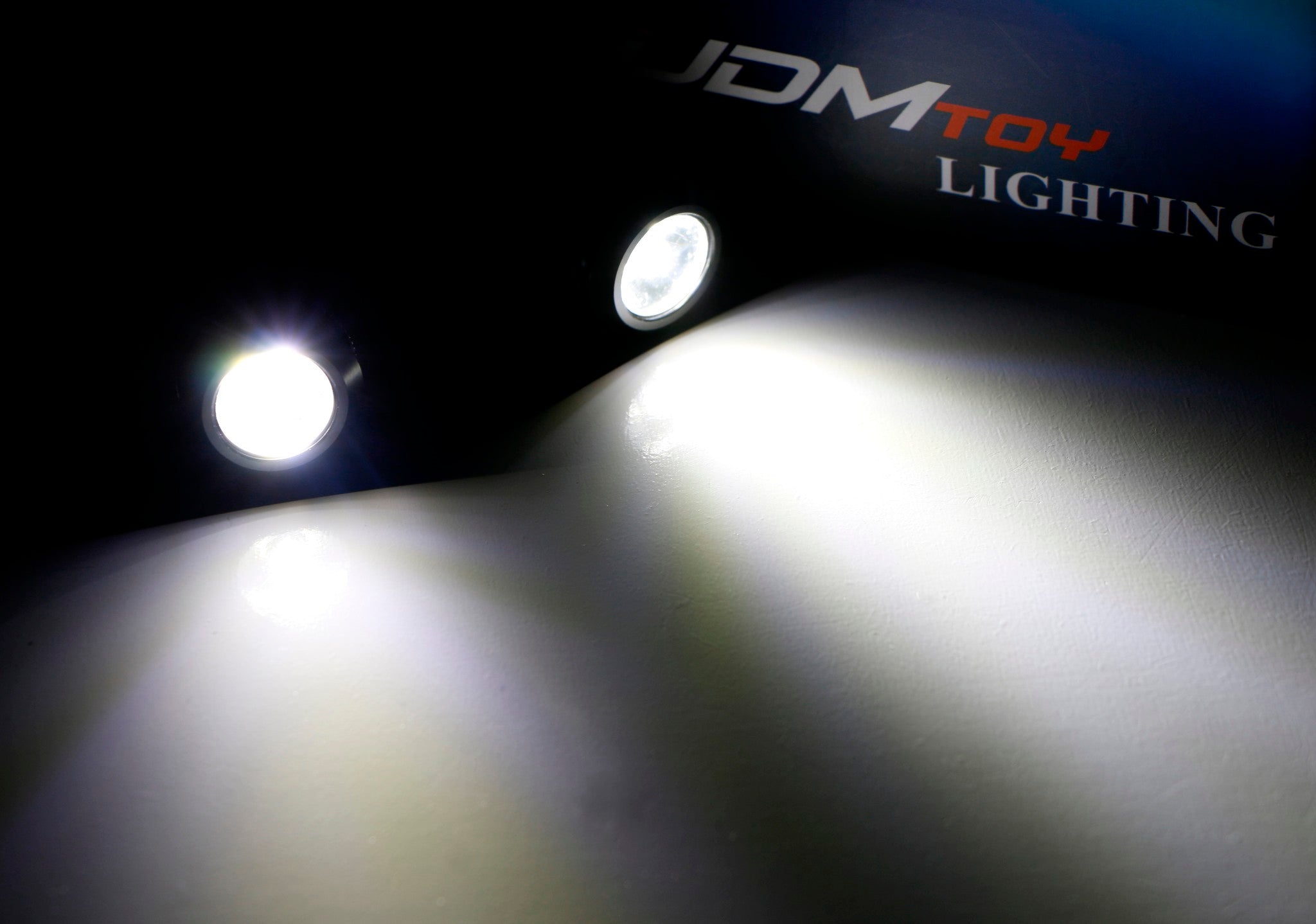 4pc Raptor Style 3W White LED Grille Lights for Toyota FJ Cruiser 4Runner Tacoma - Off-Road Truck Lighting Accessories for Night Driving & Adventure