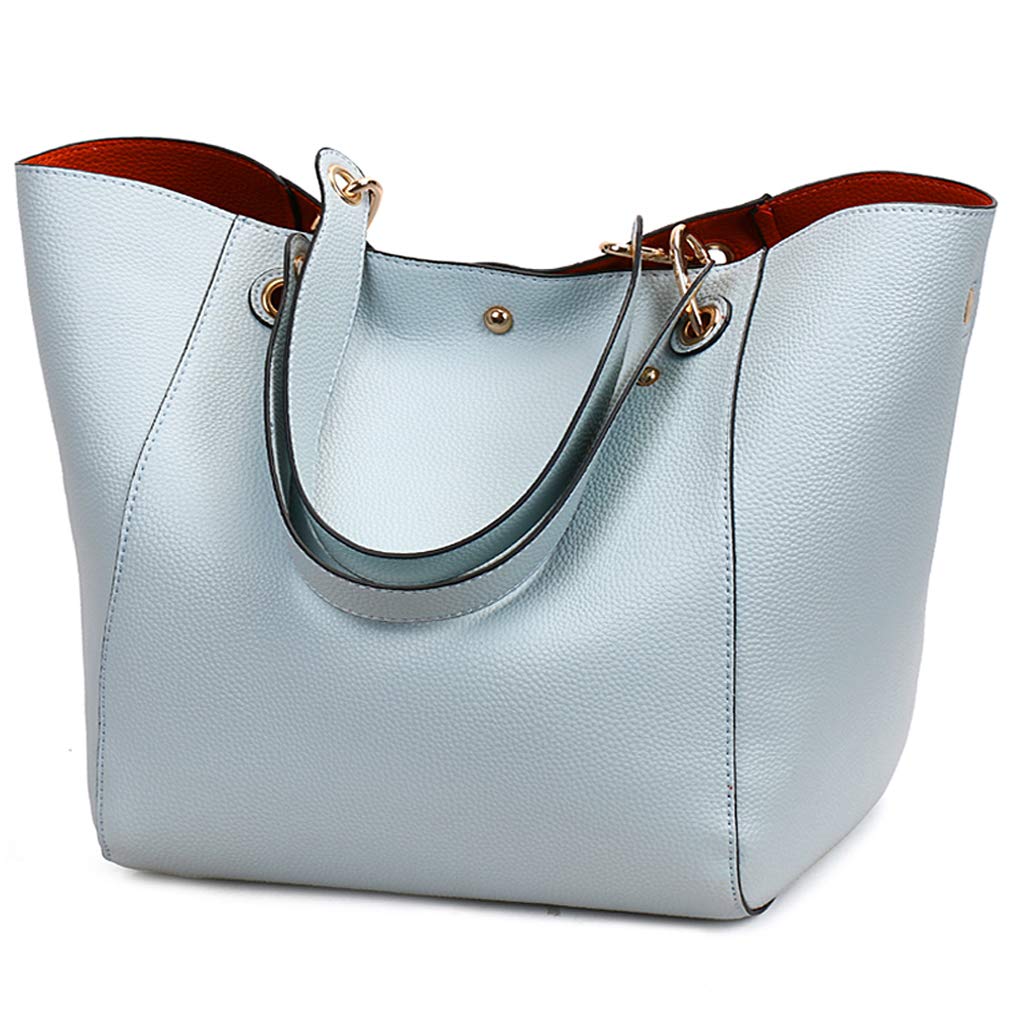 Stylish Large Capacity PU Leather Tote Handbags for Women - Fashionable Work Bucket Purse, Designer Satchel & Hobo Shoulder Bag | Perfect for Office, Travel & Daily Use