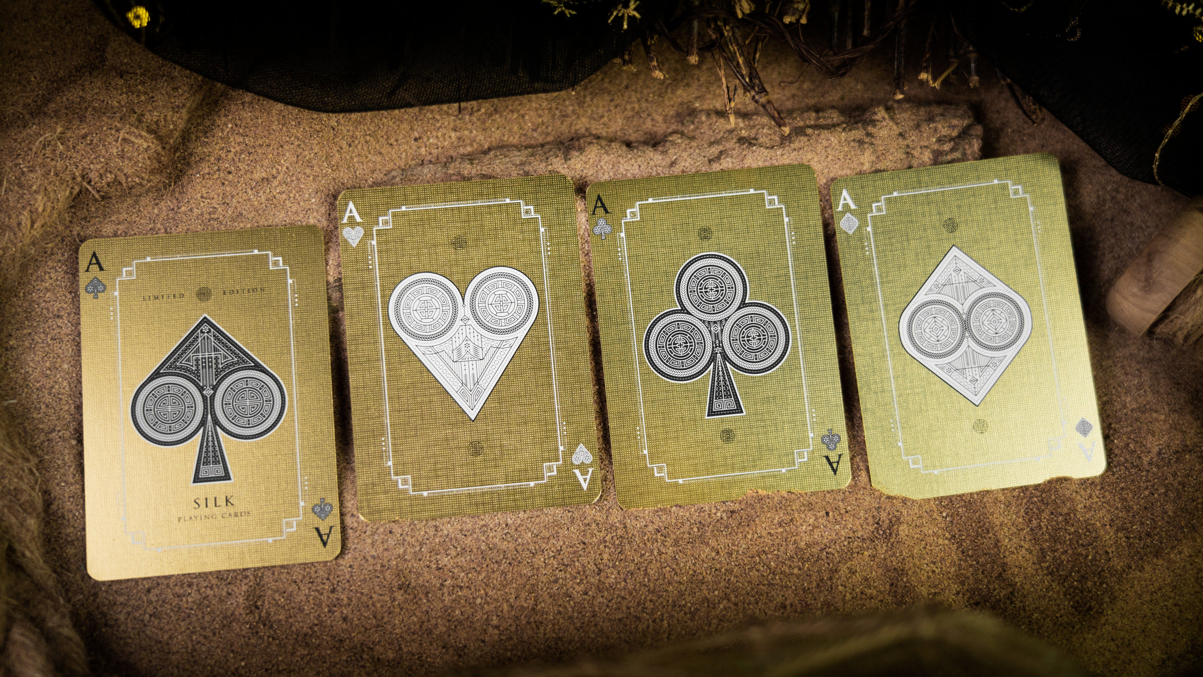 Premium Silk Wooden Boxset by Ark Playing Cards - Luxury Collectible Card Holder for Poker, Magic, and Gift Giving