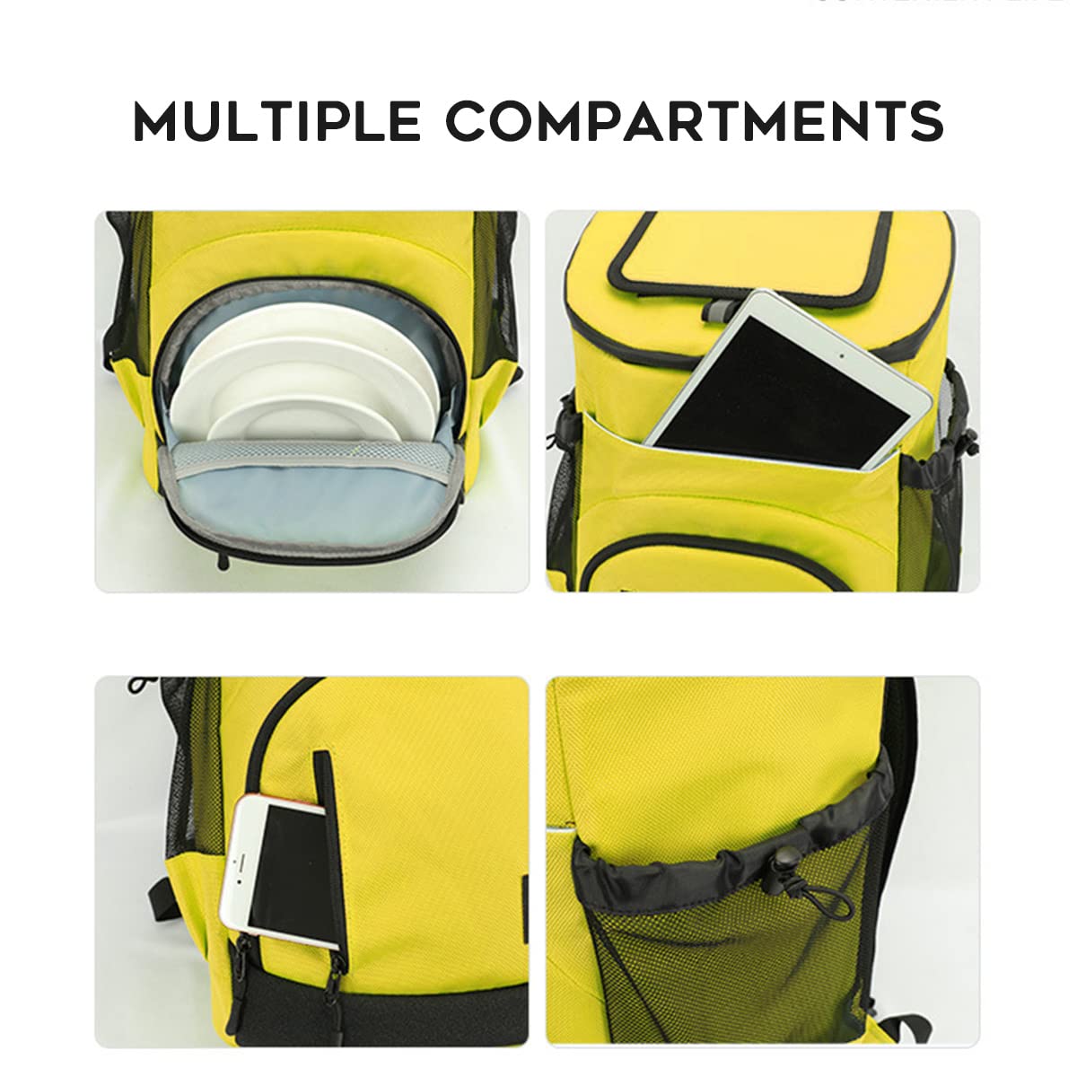 30L Insulated Cooler Backpack - Leakproof Thermal Picnic Bag for Camping, Hiking & Outdoor Adventures | Large Capacity Cool Bag Rucksack