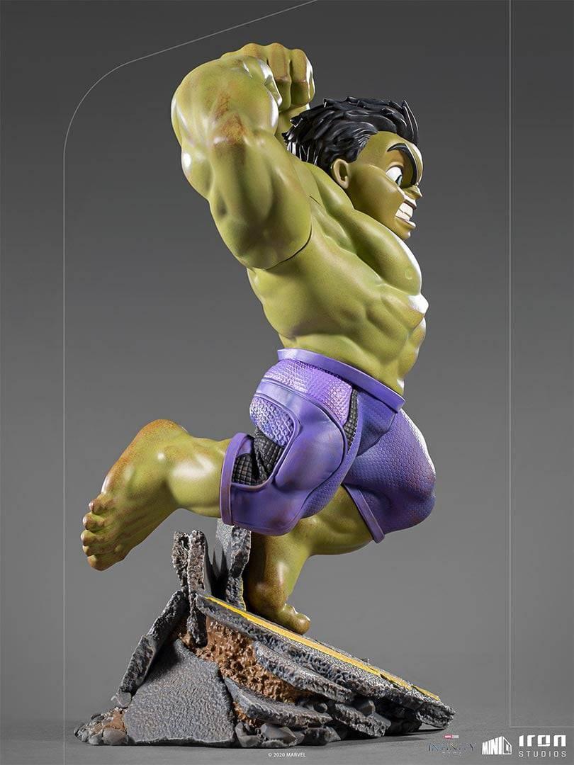 Iron Studios The Infinity Saga Hulk MiniCo Figure - Collectible Marvel Avengers Action Figure for Display & Gifts